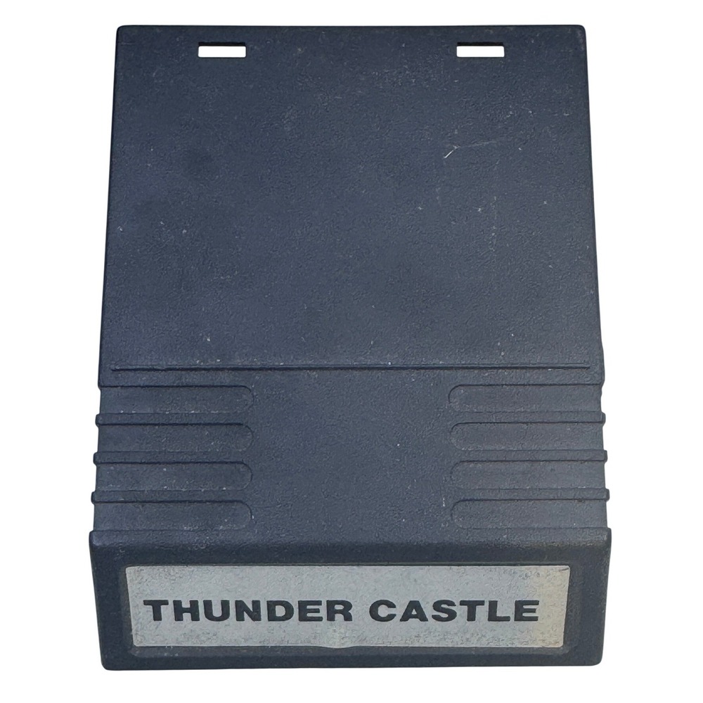Thunder Castle Mattel Intellivision Video Game Cartridge Black 1983 Action